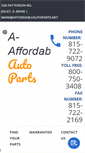 Mobile Screenshot of affordableautoparts.net