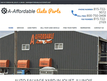 Tablet Screenshot of affordableautoparts.net
